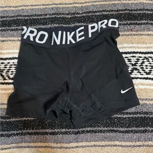 Nike Pro Athletic Black Shorts